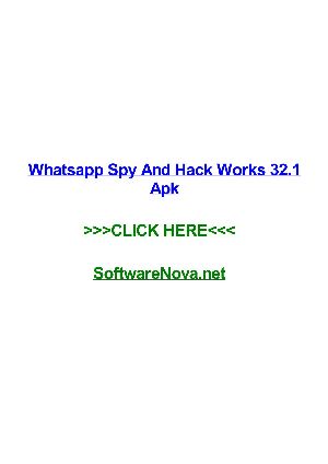 How to Hack Whatsapp Messenger Without Victims Phone
